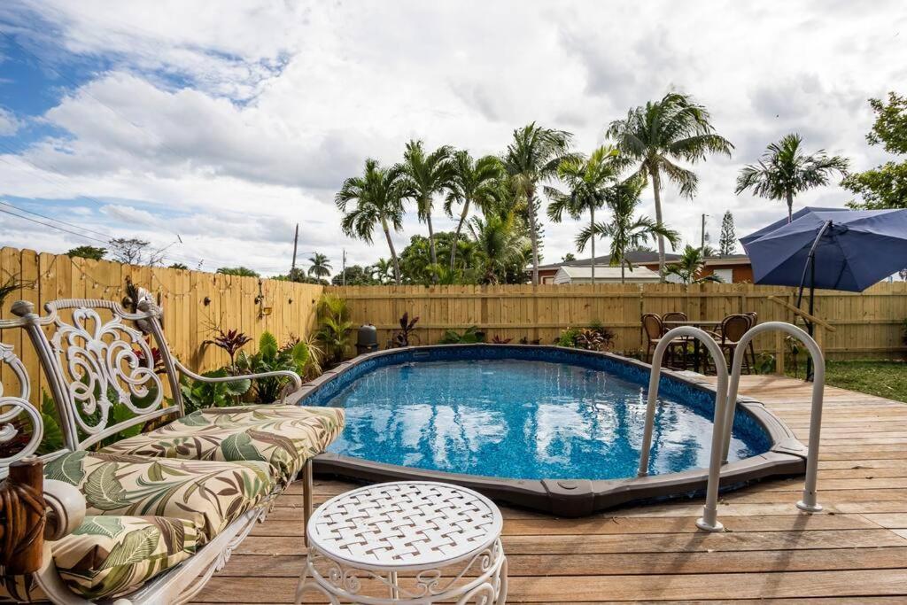Tropical Pool Luxury Home Best Location Beaches Restaurant Hard Rock Fun Hallandale Beach Exterior foto